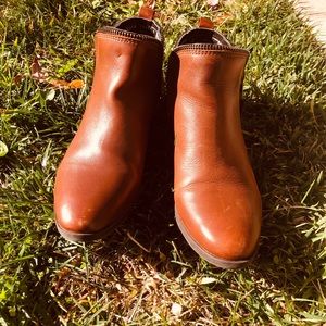Genuine leather Booties